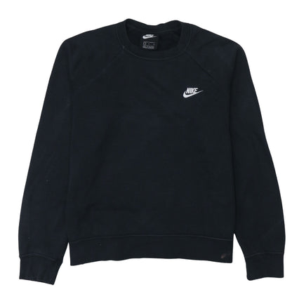 Womens UK Size L Nike Black Pullover Sweatshirt