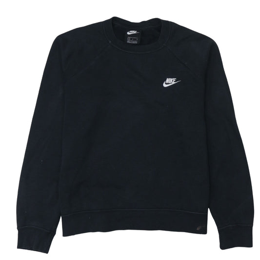 Womens UK Size L Nike Black Pullover Sweatshirt