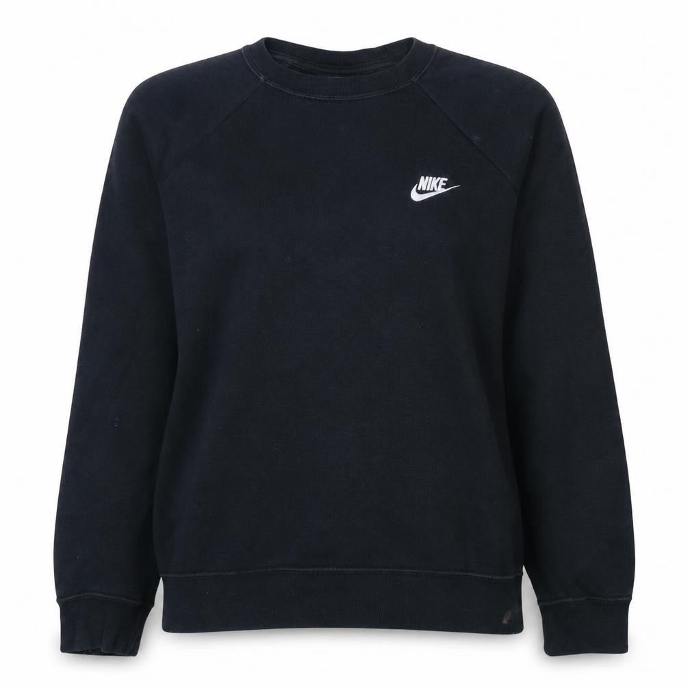 Womens UK Size L Nike Black Pullover Sweatshirt