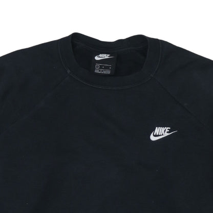 Womens UK Size L Nike Black Pullover Sweatshirt