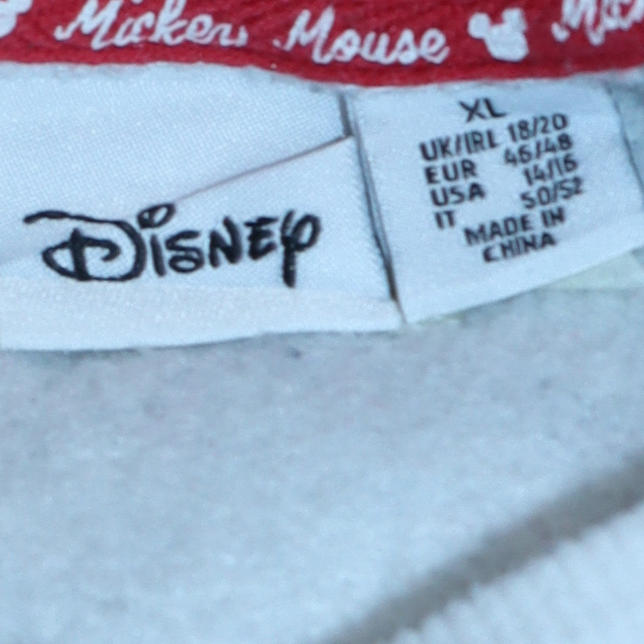 Womens UK Size XL Disney White Pullover Sweatshirt