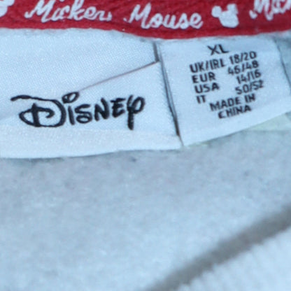 Womens UK Size XL Disney White Pullover Sweatshirt