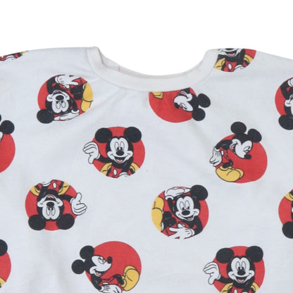 Womens UK Size XL Disney White Pullover Sweatshirt