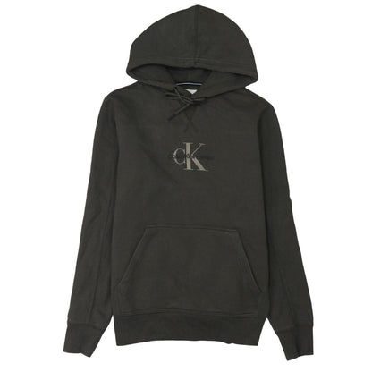Mens UK Size S Calvin Klein Jeans Brown Pullover Hoodie