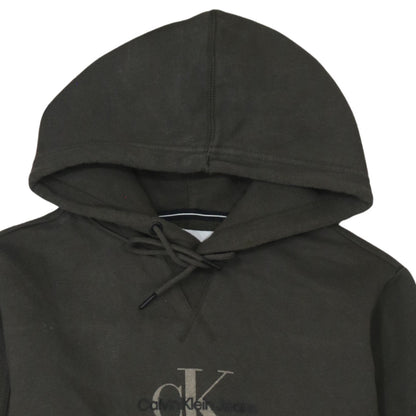 Mens UK Size S Calvin Klein Jeans Brown Pullover Hoodie
