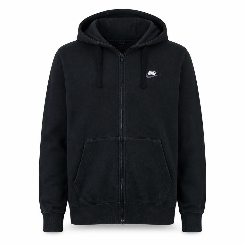 Mens UK Size M Nike Black Full Zip Hoodie