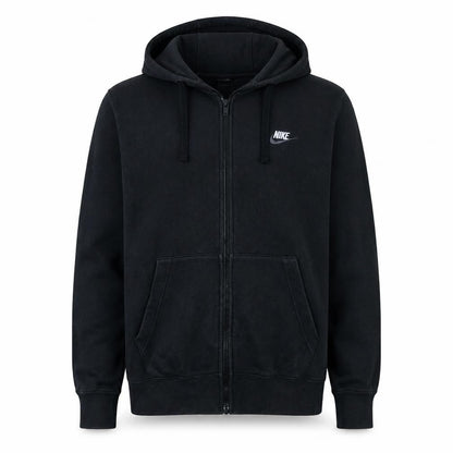 Mens UK Size M Nike Black Full Zip Hoodie