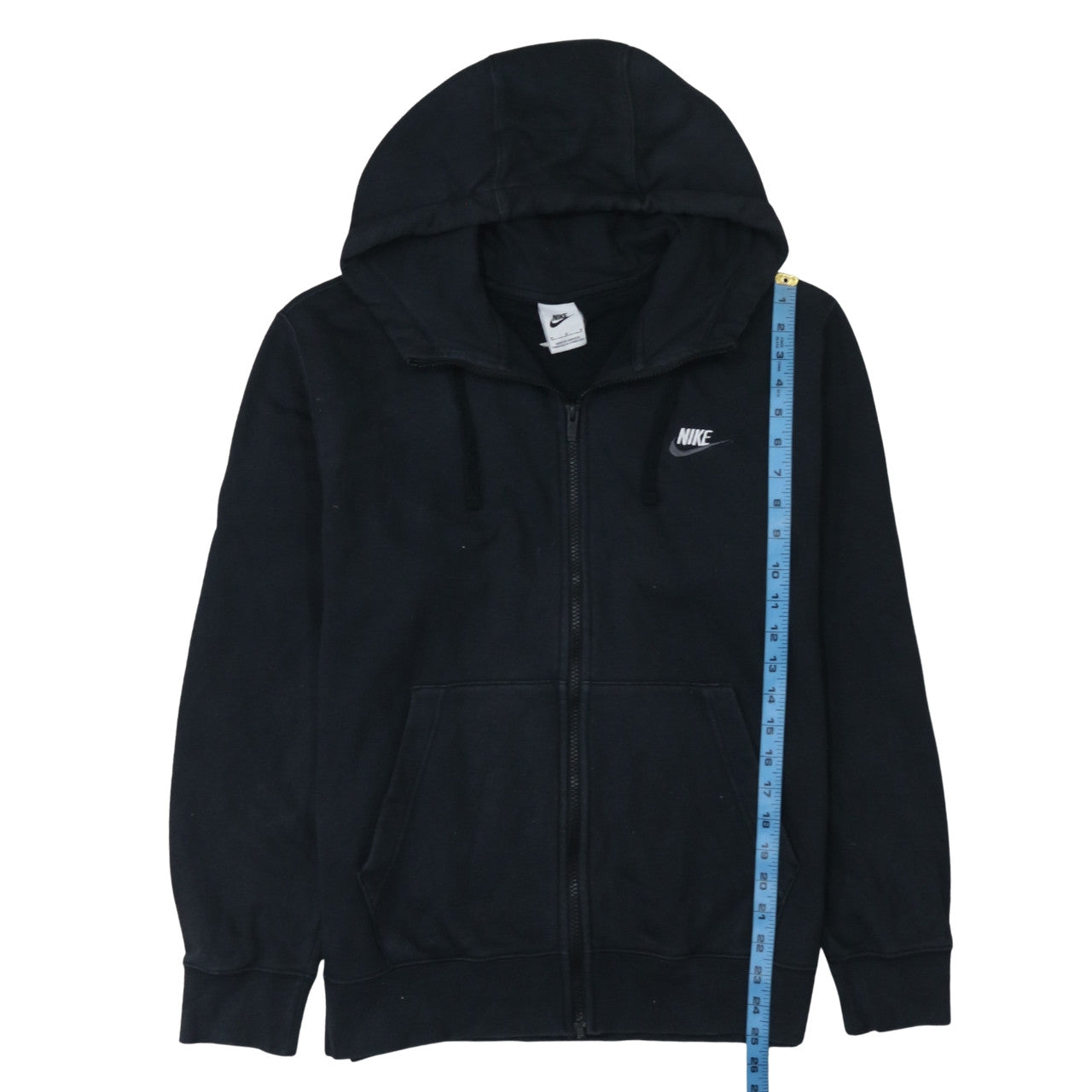 Mens UK Size M Nike Black Full Zip Hoodie