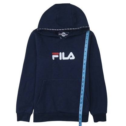 Fila Boys Navy Blue Pullover Hoodie 13-15 Years Logo Design