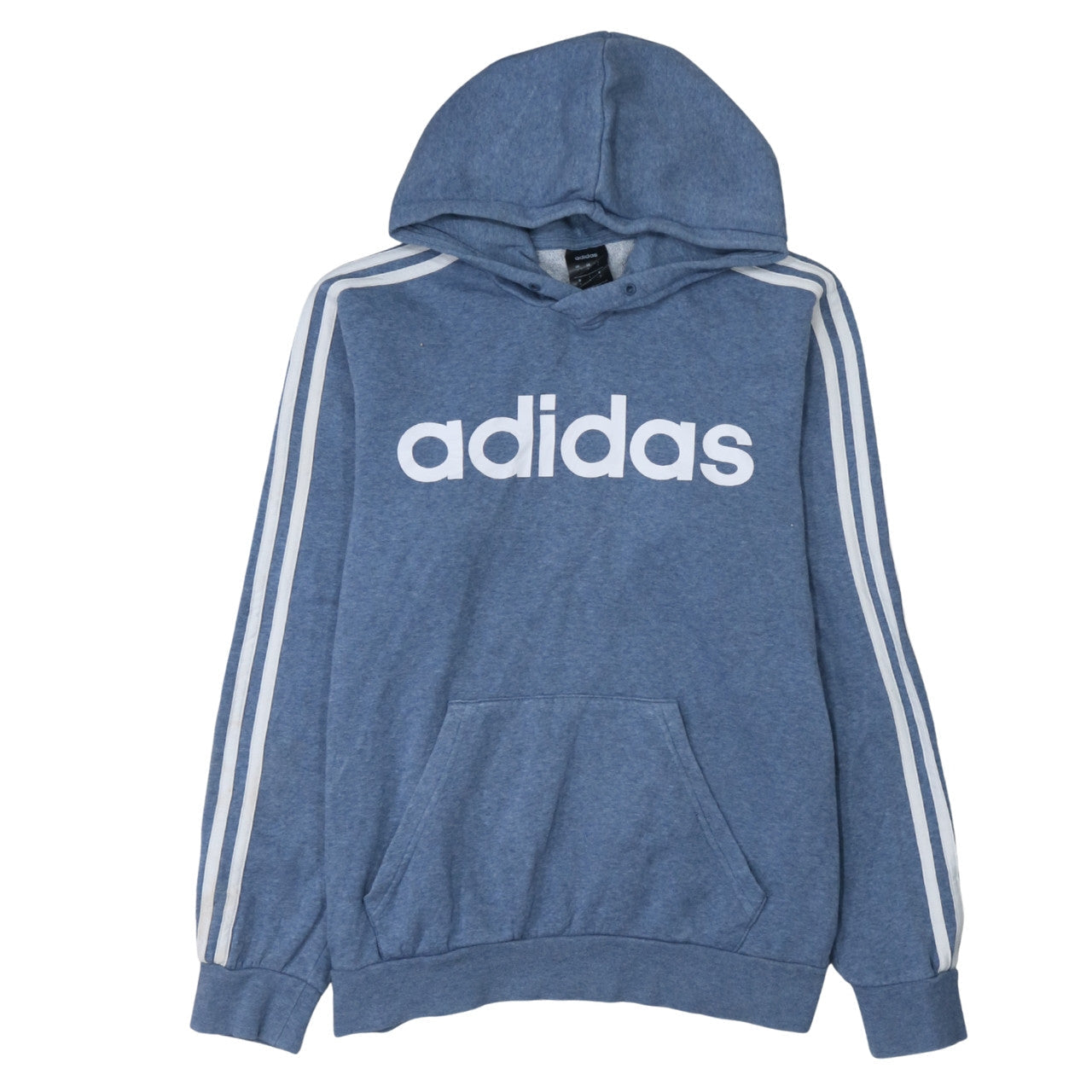 Mens UK Size S adidas Blue Pullover Hoodie