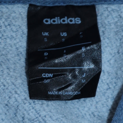 Mens UK Size S adidas Blue Pullover Hoodie