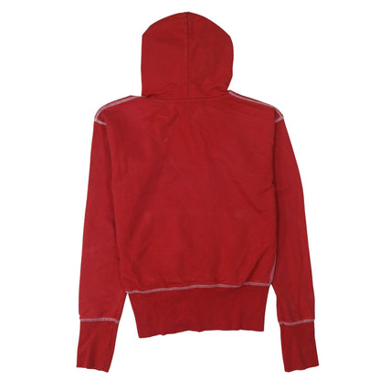 Womens UK Size 8 Superdry Red Pullover Hoodie