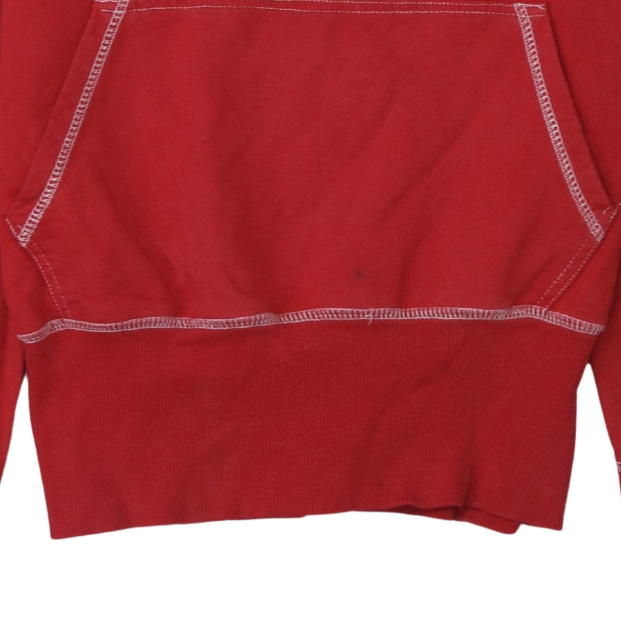 Womens UK Size 8 Superdry Red Pullover Hoodie