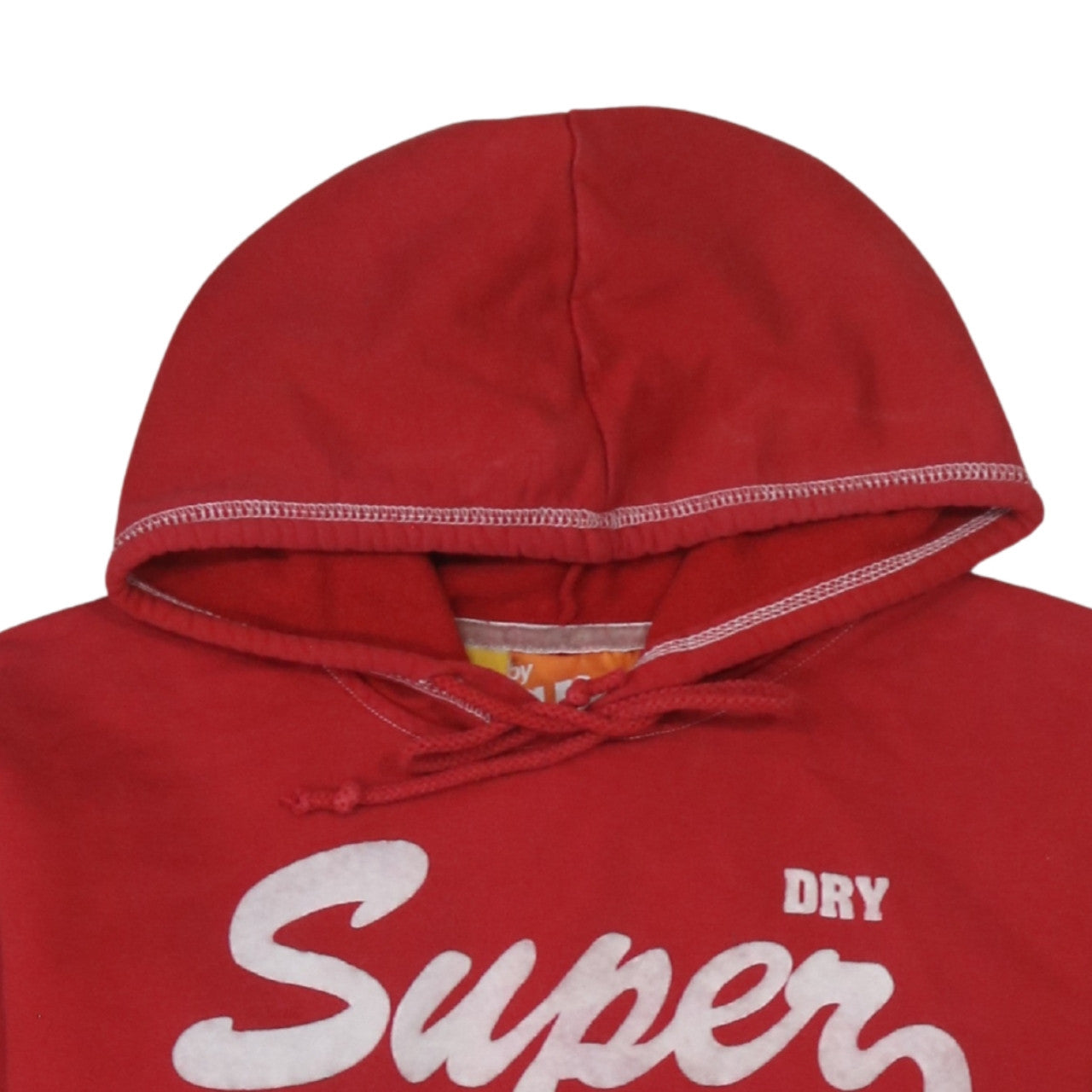 Womens UK Size 8 Superdry Red Pullover Hoodie
