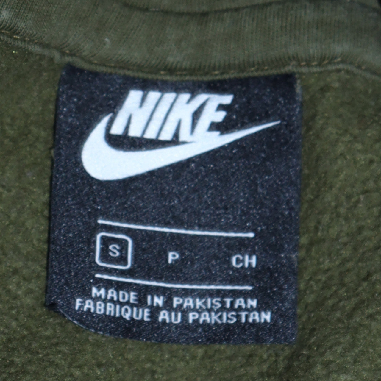 Mens UK Size S Nike Green Pullover Hoodie
