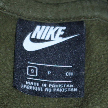 Mens UK Size S Nike Green Pullover Hoodie