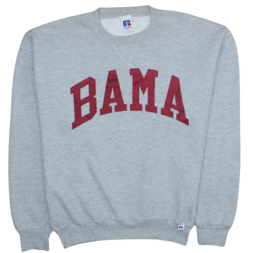 Womens UK Size M Russell Athletic Grey Pullover Sweatshirt