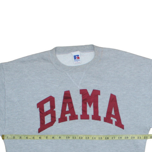Womens UK Size M Russell Athletic Grey Pullover Sweatshirt