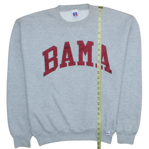 Womens UK Size M Russell Athletic Grey Pullover Sweatshirt