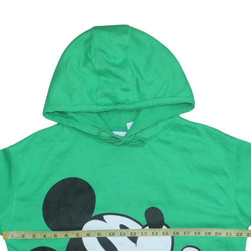 Womens UK Size M Disney Green Pullover Hoodie