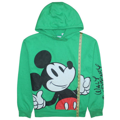 Womens UK Size M Disney Green Pullover Hoodie