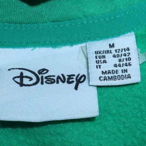 Womens UK Size M Disney Green Pullover Hoodie