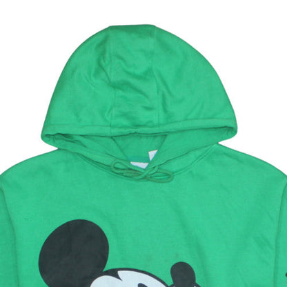 Womens UK Size M Disney Green Pullover Hoodie