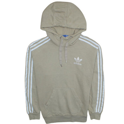 Womens UK Size S adidas Beige Pullover Hoodie