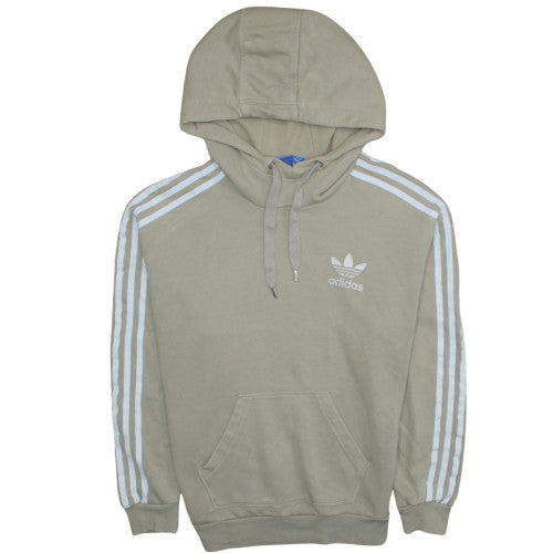 Womens UK Size S adidas Beige Pullover Hoodie