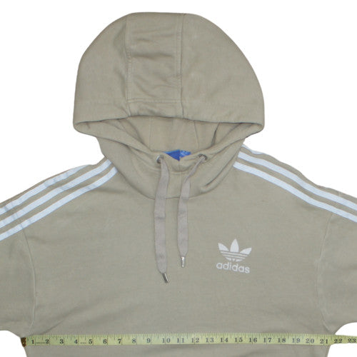 Womens UK Size S adidas Beige Pullover Hoodie