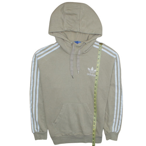 Womens UK Size S adidas Beige Pullover Hoodie