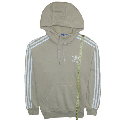 Womens UK Size S adidas Beige Pullover Hoodie