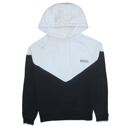 Womens UK Size S Diesel Black Pullover Hoodie