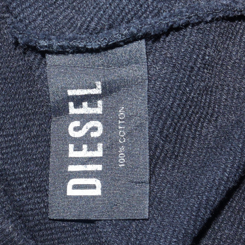 Womens UK Size S Diesel Black Pullover Hoodie