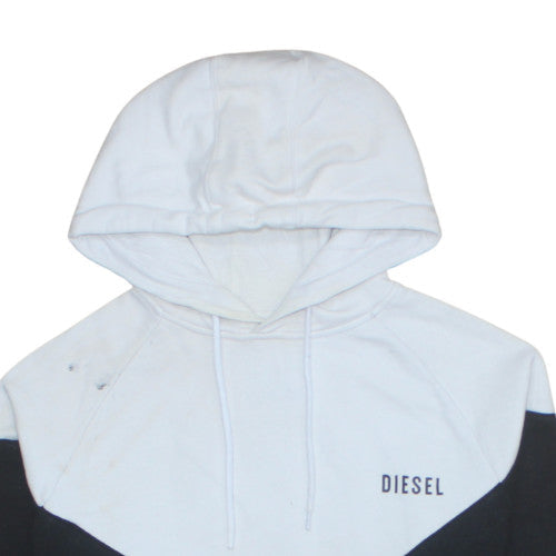 Womens UK Size S Diesel Black Pullover Hoodie