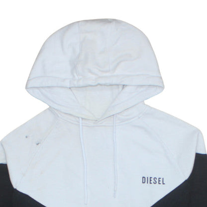 Womens UK Size S Diesel Black Pullover Hoodie