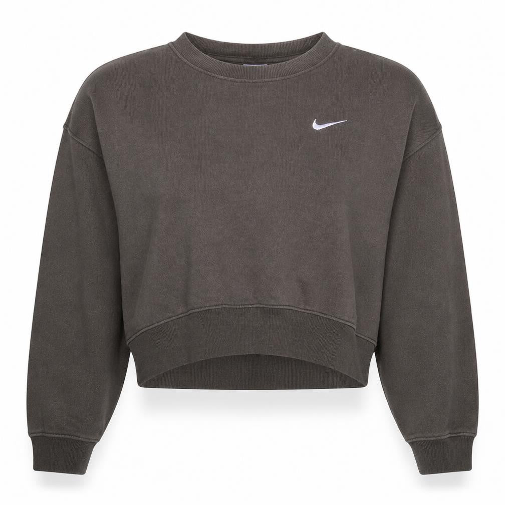 Womens UK Size M Nike Brown Pullover Sweatshirt