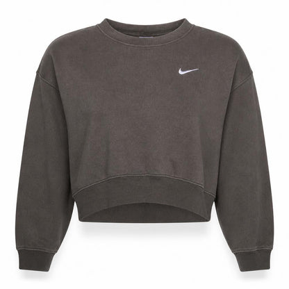 Womens UK Size M Nike Brown Pullover Sweatshirt