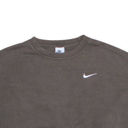 Womens UK Size M Nike Brown Pullover Sweatshirt