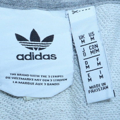 Mens UK Size M adidas Grey Pullover Hoodie