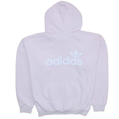 Womens UK Size 4 adidas Pink Pullover Hoodie