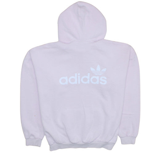 Womens UK Size 4 adidas Pink Pullover Hoodie