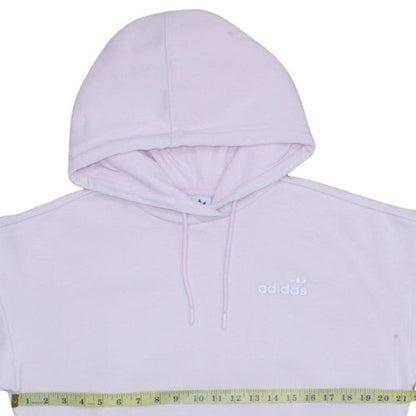Womens UK Size 4 adidas Pink Pullover Hoodie