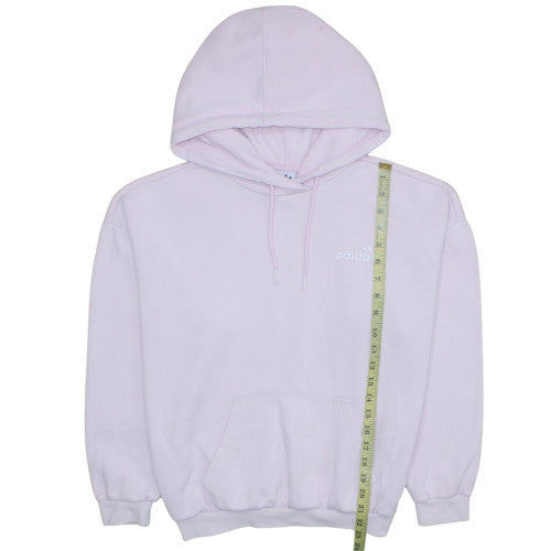 Womens UK Size 4 adidas Pink Pullover Hoodie