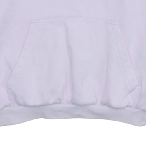 Womens UK Size 4 adidas Pink Pullover Hoodie