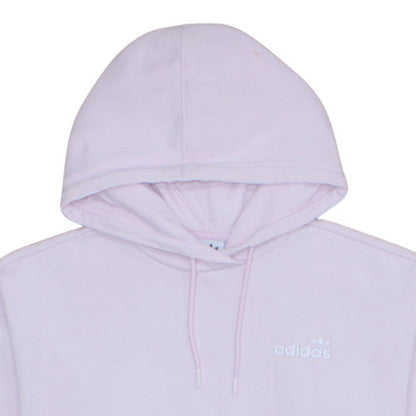 Womens UK Size 4 adidas Pink Pullover Hoodie