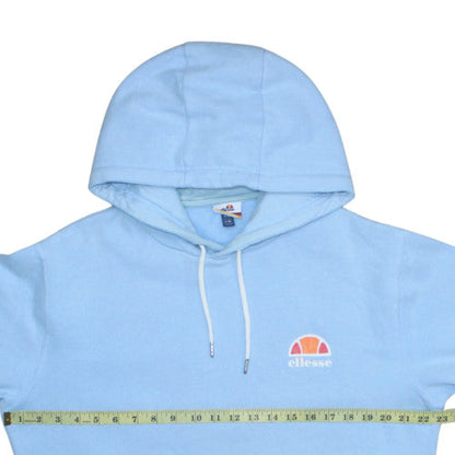 Mens UK Size M ellesse Blue Pullover Hoodie