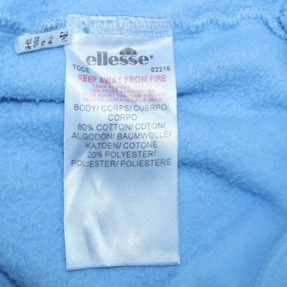 Mens UK Size M ellesse Blue Pullover Hoodie