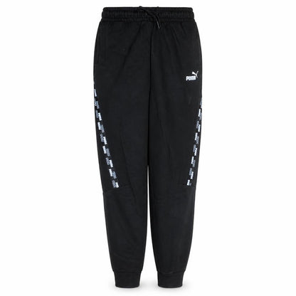 Puma Boys Black Jogger Trousers 13-14 Years Elastic Waist Sportswear