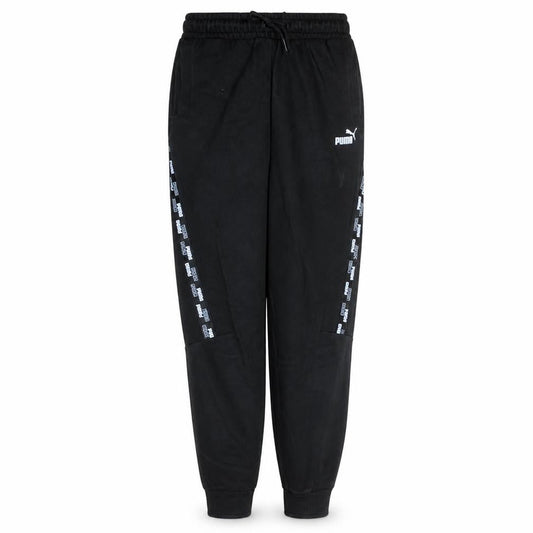 Puma Boys Black Jogger Trousers 13-14 Years Elastic Waist Sportswear